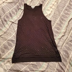 Old navy black studded tank